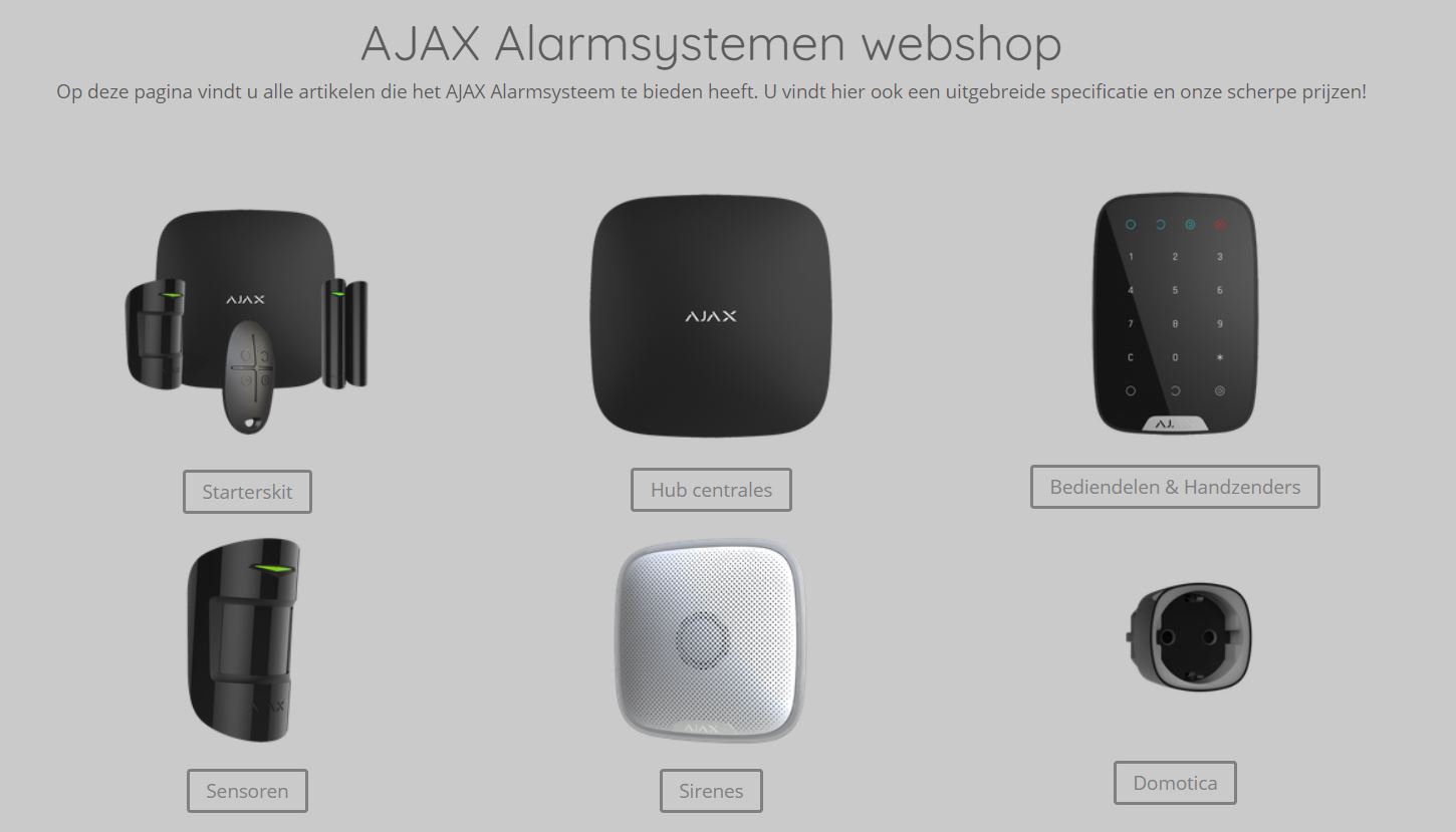 Ajax Alarmsystemen